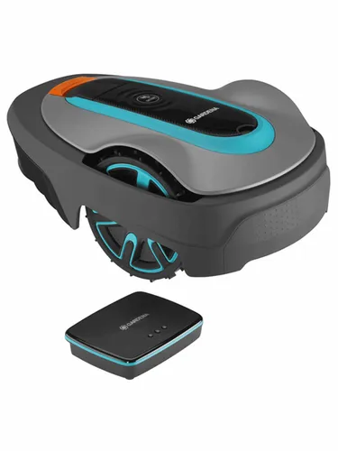 Gardena smart SILENO city Robotic Lawnmower mit LONA-Technologie - Roboter Rasenmäher für Gärten bis 500 m², mit KI-basierter LONA-Technologie für intelligente Kartierung und App-Steuerung, leise mit nur 57 dB(A) und ideal für stressfreie Rasenpflege.