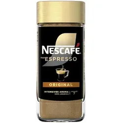 Nescafe Gold Espresso Intense Aroma 100g - Kaffee, löslicher Bohnenkaffee aus 100% Arabica-Bohnen, für schnellen Espresso-Genuss ohne Maschine. Vollmundig im Geschmack und mit samtiger Crema, ideal für Kaffeeliebhaber.