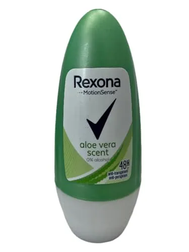 Rexona Aloe Vera Fresh Deo Roll-On 50 ml - Deo Roll-On mit Aloe Vera, bietet 48 Stunden Schutz vor Schweiß und sorgt für ein frisches Gefühl den ganzen Tag.