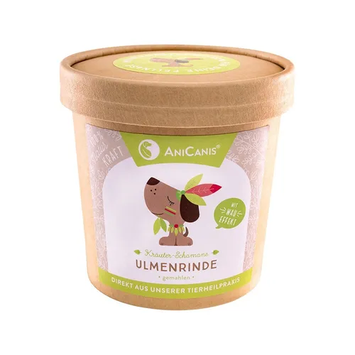 AniCanis Ulmenrinde für Hunde | Ulmenrindenpulver - Magen Darm Futterzusatz, 75g