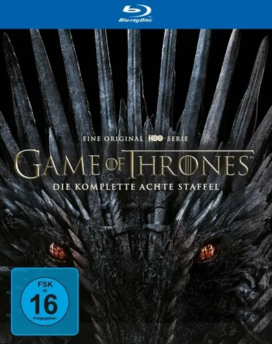 GAME OF THRONES: STAFFEL 8 -PETER DINKLAGE,NIKOLAJ COSTER-WALDAU, 3 BLU-RAY NEU