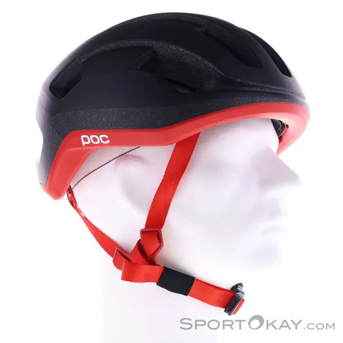 POC Omne Lite WF Rennradhelm in Rot für Damen und Herren - Leichter Rennradhelm mit optimaler Belüftung und sicherem 360° Anpassungssystem. Ideal für Pendler und Freizeitradler, bietet er Komfort und Schutz auf jeder Fahrt.
