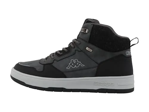 Kappa Herren Sneaker Grau Größe 42 - Lässiger High Sneaker mit warmem Innenfutter, ideal für Abenteuer und Freizeit. Hochwertige Materialien garantieren Komfort und Langlebigkeit – dein neuer Lieblingsschuh für jede Gelegenheit.