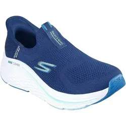 Skechers Damen Max Cushioning Elite 2.0 Slip Sneaker, Navy, 38.5 EU - Bequeme Hands-Free Slip-Ins für müheloses An- und Ausziehen. Mit luftgekühlter Memory Foam Einlegesohle für optimalen Komfort und Leichtigkeit im Alltag.