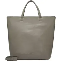 Shopper LIEBESKIND BERLIN "Tote HERA SHEEP NATURAL", Damen, Gr. B/H/T: 42cm x 38cm x 15cm, grau (neutral gray), Leder, Taschen