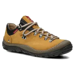 nagaba Damen Wanderschuhe aus Leder, Gelb, Größe 38 - Robuste Wanderschuhe für Damen aus hochwertigem Echtleder. Ideal für Herbst und Frühling, bieten sie Komfort und Langlebigkeit bei jedem Abenteuer. Rutschfeste Sohle für sicheren Halt auf allen Untergründen.