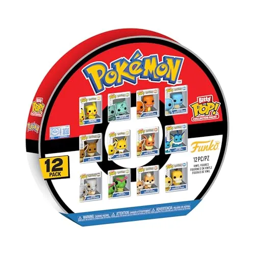 Bitty POP-Figur Pokemon im Multipack - Actionfiguren - Faszinierendes Multipack mit beliebten Pokémon-Figuren im charakteristischen Funko-Design, ideal für Sammler und Fans!