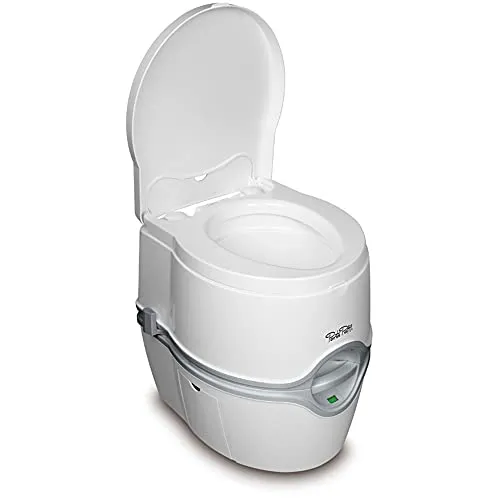 Thetford 92306 Porta Potti 565E - Elektrische Tragbare Toilette, luxuriös und mit Füllstandsanzeigen für Spül- und Fäkalientank