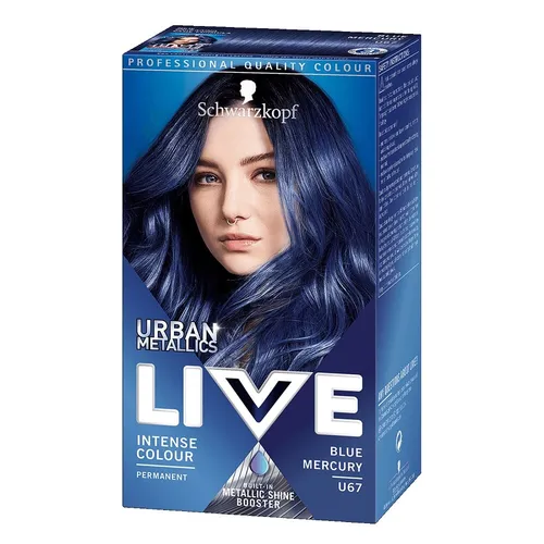 Schwarzkopf LIVE Urban Metallics Permanent-Haarfarbe Farbton U67 Blue Mercury 1 St.