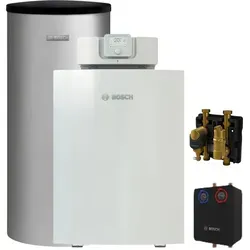 Bosch Öl-Brennwertkessel Olio Condens OC7000F, 22 kW inkl. Speicher - Hoch effizienter Öl-Brennwertkessel von Bosch mit 22 kW, ideal für Neubau und Modernisierung. Inkl. Warmwasserspeicher für flexible Warmwasserbereitung und einfache Installation.