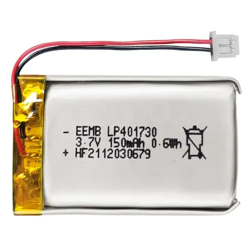 EEMB Lithium Polymer Akku 3,7 V 150mAh 401730 Wiederaufladbarer Lipo-Akku mit Molex-Anschluss – bestätigen Sie die Polarität des Geräts und des Anschlusses vor dem Kauf