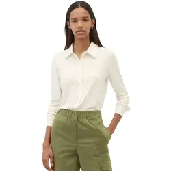 Marc O'Polo Langarmbluse weiß M - Moderne Bluse in offwhite, aus 97% Viskose für hohen Tragekomfort, ideal für legere Anlässe. Perfekt kombinierbar und maschinenwaschbar.