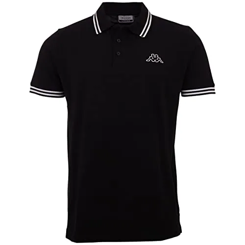 Kappa Herren Kurzarm Poloshirt STYLECODE: 709361 Aleot Men Poloshirt I Caviar I S