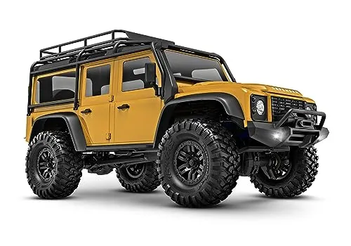 Traxxas Spielzeug-Auto TRX-4M 1:18 Land Rover Defender Crawler Tan RTR - ideal für RC-Fans ab 14 Jahren, perfekt für Abenteuer und Offroad-Fahrten