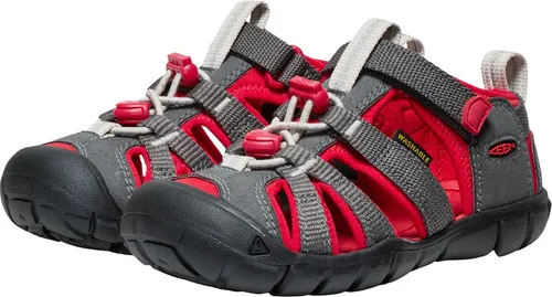 KEEN Seacamp 2 Cnx Unisex Kinder Sandalen, Magnet Red Carpet, 26 EU - Wanderschuhe mit wasserabweisendem, waschbarem Obermaterial und hervorragendem Halt auf rutschigen Flächen – ideal für Abenteuer im Wasser und an Land.
