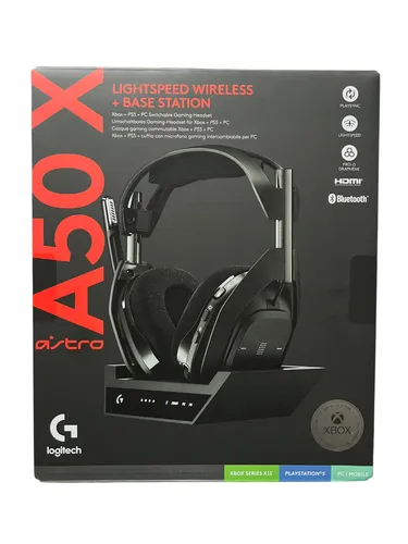 Logitech G Astro A50 X LIGHTSPEED Gaming-Headset - Kabelloses Gaming-Headset für Xbox, PS5 und PC mit 24 Stunden Akku und beeindruckendem 3D-Audio für ein immersives Spielerlebnis.