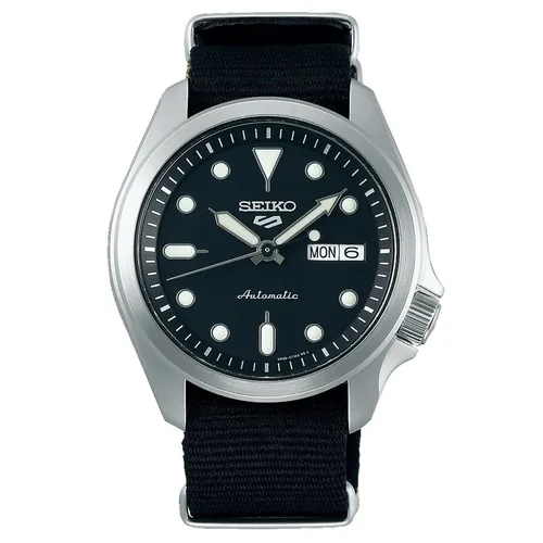 Seiko 5 Sports SRPE67K1 Automatik Herrenuhr 100m - Sportliche Automatikuhr mit 100m Wasserdichtigkeit, robustem Edelstahlgehäuse und leuchtenden Zeigern. Ideal für aktive Herren, die Stil und Funktionalität schätzen.