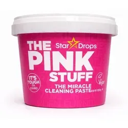 The Pink Stuff Universal-Reinigungspaste 850 g - Allzweckreiniger, entfernt hartnäckige Flecken von verschiedenen Oberflächen, hinterlässt einen frischen Rhabarberduft und sorgt für glänzende Ergebnisse.