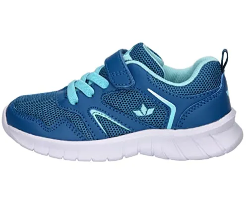 Lico Unisex Kinder Skip Vs Sneaker, Petrol Türkis, 33 EU - Sneaker für Kinder mit elastischen Schnürsenkeln und Klettverschluss, ideal für einfaches An- und Ausziehen und hohen Tragekomfort.