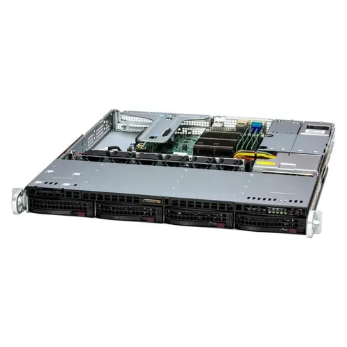 Supermicro 1U E-2456 Server Barebone - Leistungsstarker 1U Server mit 6 Kernen, 12 Threads und 600W Netzteil, ideal für effiziente Virtualisierung und Datenverarbeitung.