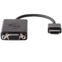 Dell Video Adapter HDMI To VGA 470-ABZX, HDMI, VGA, Male/Female, Black