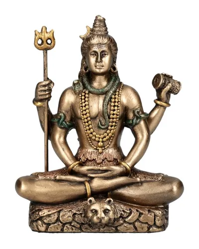 Figuren Shop GmbH Dekofigur Shiva Figur – Miniatur Statue Hindu Gott Veronese 8 cm Dekofigur