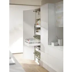 BLUM SPACE TOWER TANDEMBOX antaro - 450x500 mm, Stahl Seidenweiß - Aufbewahrungsboxen mit bequemem Zugriff von drei Stellen und praktischen Inneneinteilungsmöglichkeiten für optimale Ordnung.