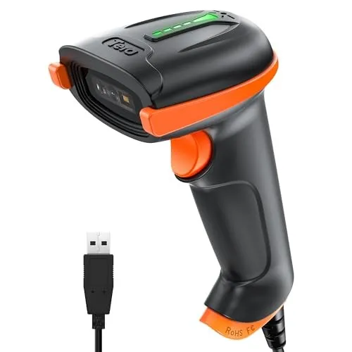Tera Barcode Scanner 1D 2D QR USB kabelgebunden IP65 stoßfest D5100Y