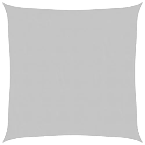vidaXL Sonnensegel Hellgrau 3x3 m - UV-beständig und wasserfest - Sonnenschutz für Garten, Terrasse oder Pool, aus 100% Polyester-Oxford, ideal für Schutz vor Sonne, Wind und Regen. Langlebig, einfach zu montieren und perfekt für Outdoor-Aktivitäten.