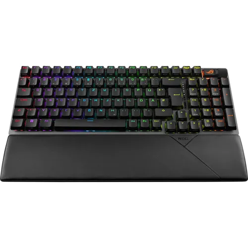 ASUS ROG Strix Scope II 96 Wireless - Mechanische Gaming Tastatur mit ROG NX-Switches, Tri-Mode-Verbindung und handballenfreundlicher Ablage für ultimatives Gaming-Erlebnis