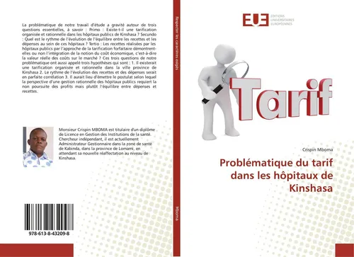 Crispin Mboma | Problématique du tarif dans les hôpitaux de Kinshasa | Buch