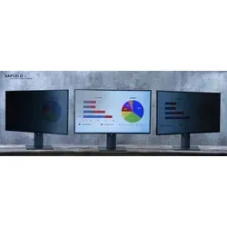 KAPSOLO 2-wege Blickschutzfilter abnehmbar für DELL Ultra Sharp 34 Curved Monitor - U3415W