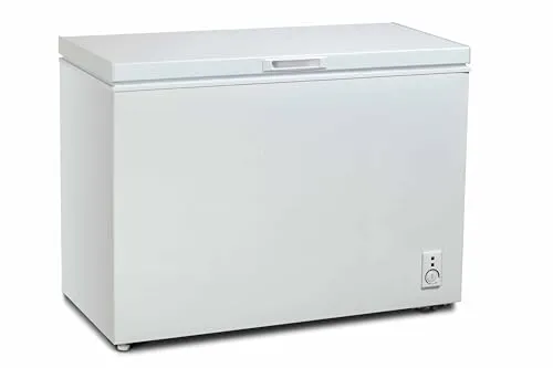 PKM GT200CAZ Stand Gefriertruhe 200L mit Kühlfunktion - Geräumige Stand Gefriertruhe mit 200 Litern Nutzinhalt, regelbarem Thermostat und 4-Sterne-Kühlung. Ideal für die langfristige Lagerung von Lebensmitteln.