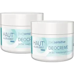 HAKA Deocreme 2x30g Deodorant mit 24h Deoschutz, ohne Aluminium & Alkohol