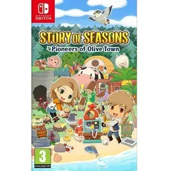 Story of Seasons: Pioneers of Olive Town - Switch [EU Version] - Nintendo Switch-Spiel zur beliebten Landwirtschafts- und Alltagssimulation, erlebe die Freiheit, deinen Traumhof zu gestalten und Olive Town zum blühenden Touristenziel zu entwickeln.