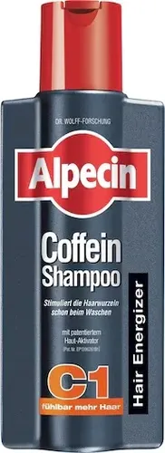 Alpecin Coffein Shampoo C1 375 ml - Shampoo zur Stärkung der Haarwurzeln, beugt Haarausfall vor und sorgt für mehr Griff beim Styling, ideal für tägliche Anwendung.