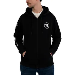 Riding Culture RC6009, Kapuzenjacke - Schwarz/Weiß - M