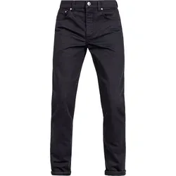 John Doe Classic Tapered Motorrad Jeans Hose Herren - W38 L32, Schwarz - Motorradhosen aus strapazierfähigem Material, ideal für alle Jahreszeiten und bietet optimalen Schutz bei Fahrten.