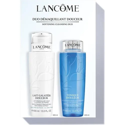 Lancôme Douceur Cleansers Set 400ml – Gesichtspflege - Pflege-Set mit Douceur Galateis und Douceur Tonique, ideal für die sanfte Reinigung und Erfrischung der Haut. Hohe Qualität für ein angenehmes Hautgefühl.