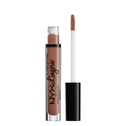 NYX Professional Makeup Lip Lingerie Liquid Lipstick, Cremig-mattes Finish, Langanhaltend, Vegane Formel, Farbton: Bedtime Flirt