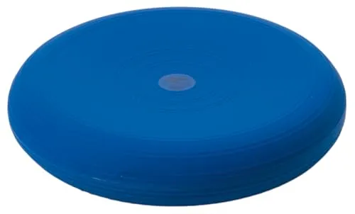 Togu Balancekissen Dynair XL 400304 - Blau, Ø 36 cm - Gleichgewichtskissen für dynamisches Sitzen und Trainieren. Besonders groß, belastbar bis 200 kg, ideal für Übungen im Sitzen, Stehen und Liegen. 30 Jahre Garantie, Made in Germany.