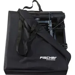 FISCHER Aufbewahrungstasche für Kupplungs-Fahrradträger - Praktische Aufbewahrungstasche für Fischer Kupplungs-Fahrradträger, aus robustem, wasserabweisendem Material. Ideal für saubere und sichere Aufbewahrung mit flexiblen Trageschlaufen. Maße ca. 65 x 69 x 25/18 cm.