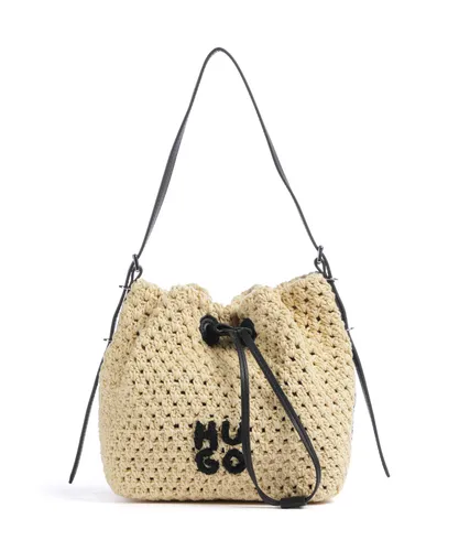 Hugo Neeko Beuteltasche 21 cm in Beige - Stylische Beuteltasche von Hugo mit einer Größe von 21 cm. Ideal für den täglichen Gebrauch und bietet genügend Platz für Ihre Essentials.