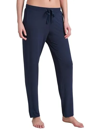 Schiesser Damen Schlafhose Lang Modal - Mix + Relax Pyjamaunterteil - Schlafanzughosen für Damen, aus weichem Modal für höchsten Tragekomfort und entspannte Nächte.