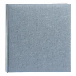 Goldbuch Fotoalbum 32607 Summertime blau/grau - Fotoalbum in hochwertigem Leinen, 100 Seiten, ideal für Ihre schönsten Erinnerungen. Zeitloses Design in verschiedenen Farben, Made in Germany.