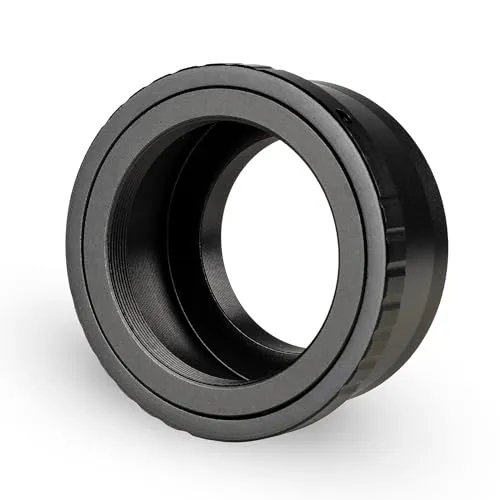 Walimex pro T2 Adapter MFT-Mount - 58 x 58 x 30 mm - Adapterring manueller Fokus, einfache Handhabung, Objektiv-Anschlussring kompatibel mit Olympus Pen E-PL1, kompatibel mit Panasonic Lumix DMC-G70