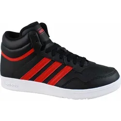 adidas Sportswear HOOPS MID 4.0 KIDS Sneaker - Sportliche Sneaker für Kinder in Core Black, Better Scarlet und Cloud White. Knöchelhoch mit Gummi-Laufsohle für optimalen Halt beim Laufen.