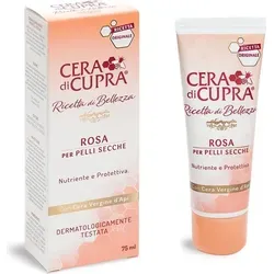 Cera di Cupra Ricetta di Bellezza Rosa - 75 ml - Make-up-Reinigungswasser für trockene Haut, nährend und schützend mit reinem Bienenwachs für einen Anti-Aging-Effekt.