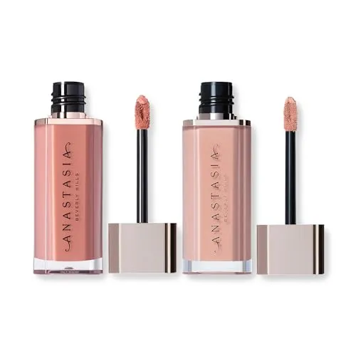 Anastasia Beverly Hills - VELVET LIPS Mini Lip Velvet Duo - Softy + Peachy Nude - Holiday Gift Set
