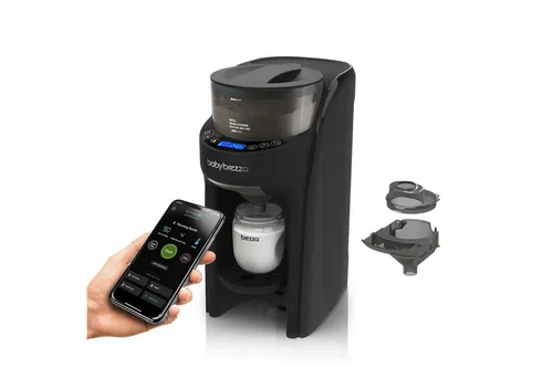 Baby Brezza Flaschenwärmer Formula Pro Advanced WiFi - Automatischer Fläschchenzubereiter für schnelle und präzise Zubereitung. Über die App steuerbar, mit individueller Temperatur- und Mengenauswahl. Ideal für stressfreies Füttern!